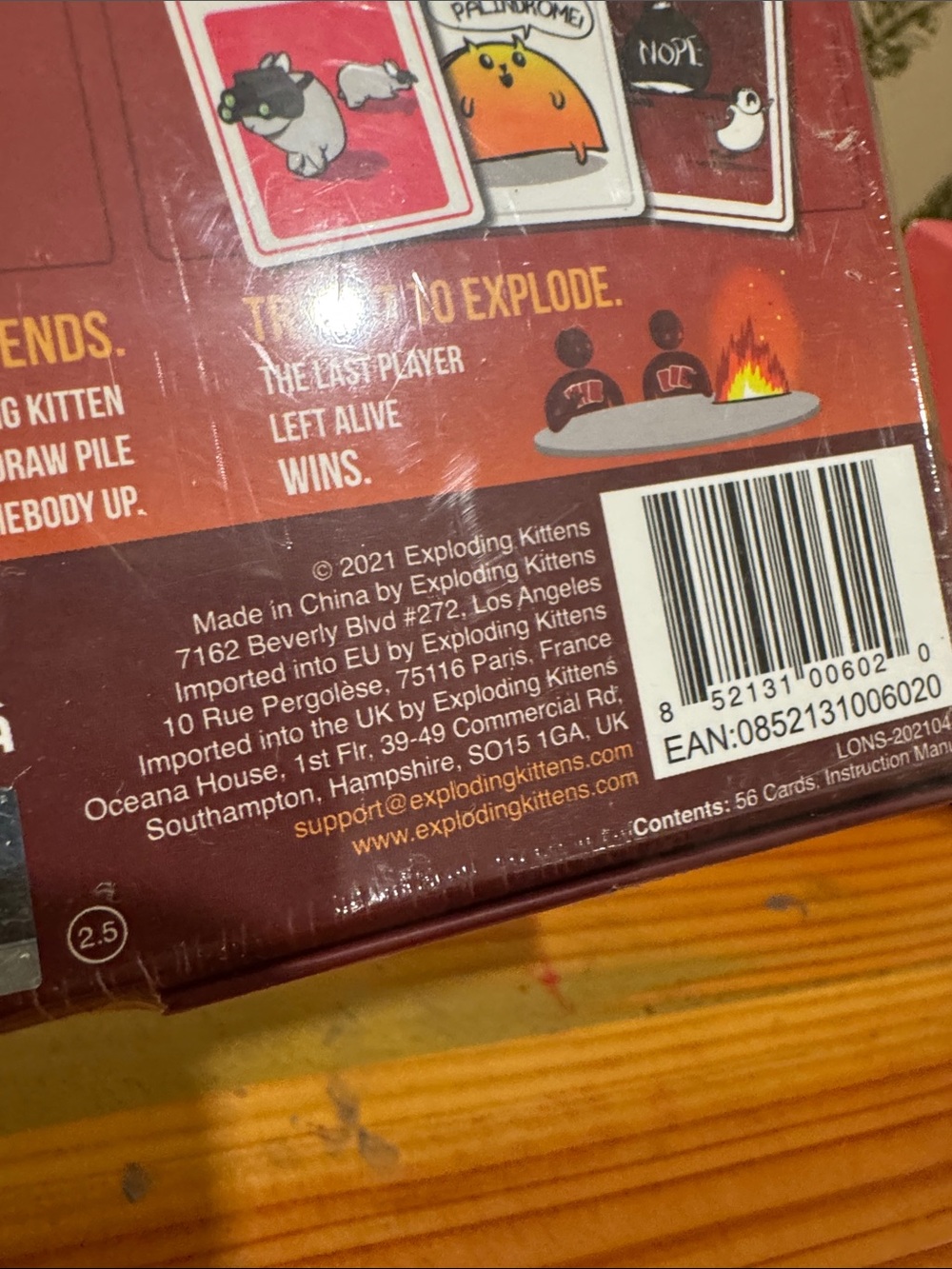 Exploding kittens original new unopened - Picture 6 of 6
